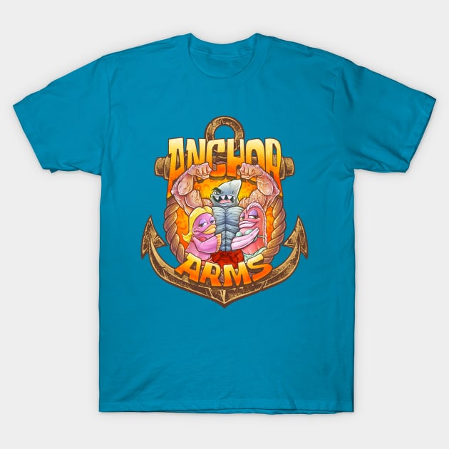 Anchor Arms Spongebob TShirt TeePublic